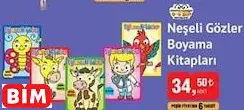 NEŞELİ GÖZLER BOYAMA KİTAPLARI